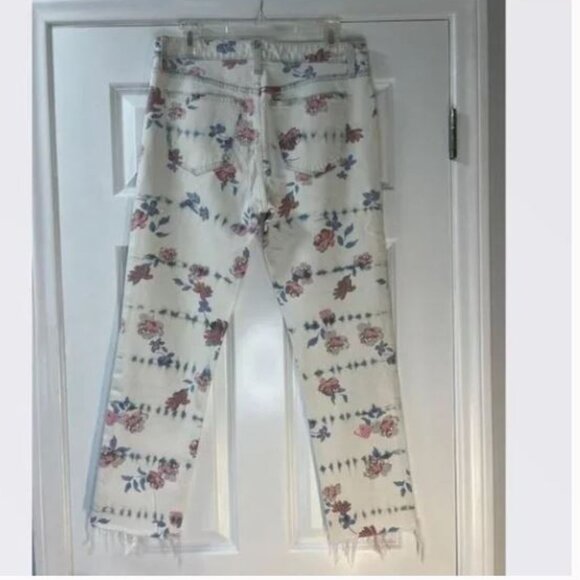 Joe’s Fiore Ultra High-Rise Tie-Dye Floral Slim Jeans - Size 29 - NWOT - Picture 8 of 11